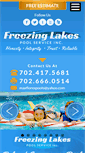 Mobile Screenshot of freezinglakespools.com